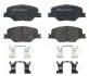 Колодки тормозные дисковые (комплект 4 шт.)) BREMBO P59096 (фото 2)