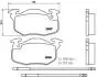 Тормозные колодки, дисковый тормоз.) BREMBO P61044 (фото 1)
