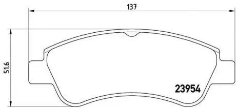 Колодки гальмівні дискові BREMBO P61 066