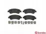 Тормозные колодки, дисковый тормоз.) BREMBO P61082 (фото 2)
