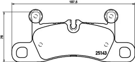 Автозапчасть BREMBO P65042