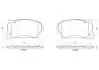 Комплект гальмівних колодок передн, AUDI A6 C8, A7, Q8, PORSCHE CAYENNE 2.9-4.0H 05.17- BREMBO P65057 (фото 1)