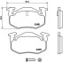 Гальмівні колодки, дискове гальмо (набір) BREMBO P68018 (фото 1)