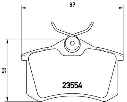 Колодки гальмівні дискові BREMBO P68 024