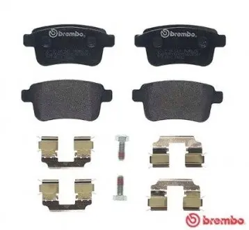 Колодки гальмівні дискові (комплект 4 шт) BREMBO P68 043