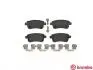 Тормозные колодки, дисковый тормоз.) BREMBO P68054 (фото 2)