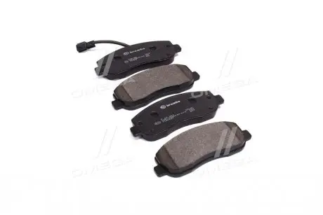 Колодки гальмівні дискові (комплект 4 шт) BREMBO P68 062