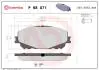 Гальмівні колодки дискові BREMBO P68 071 (фото 1)