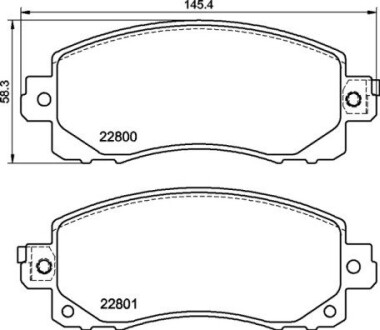 Тормозные колодки дисковые BREMBO P78 028 (фото 1)