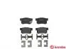 Колодки тормозные дисковые, к-кт. BREMBO P79027 (фото 2)