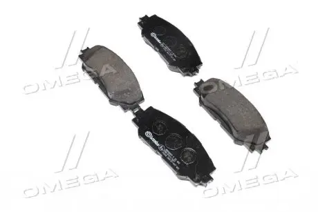 Колодки гальмівні дискові (комплект 4 шт) BREMBO P83 082