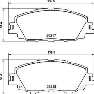 Гальмівні колодки дискові BREMBO P83 175
