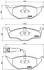 Тормозные колодки, дисковый тормоз.) BREMBO P85063 (фото 1)