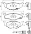 Гальмівні колодки, дискове гальмо (набір) BREMBO P85071 (фото 1)