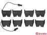 Тормозные колодки дисковые BREMBO P85 078 (фото 2)