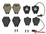 Тормозные колодки, дисковый тормоз.) BREMBO P85096 (фото 2)