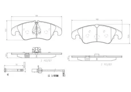 Автозапчасть BREMBO P85098N