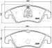 Тормозные колодки дисковые BREMBO P85 098X (фото 2)