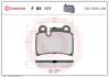 Тормозные колодки дисковые BREMBO P85 111 (фото 1)