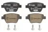 Комплект тормозных колодок из 4 шт. дисков BREMBO P85114X (фото 1)