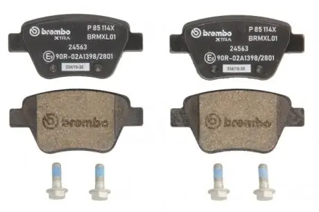 Комплект гальмівних колодок з 4 шт. дисків BREMBO P85114X