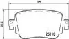Тормозные колодки (задние) Audi Q3/Skoda Octavia/Seat Leon/VW Golf/Sharan 12-/Passat B8/Caddy IV 14- BREMBO P85135X (фото 1)