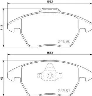 Автозапчасть BREMBO P85148