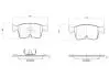 Комплект гальмівних колодок передн, AUDI A3, VW CADDY CALIFORNIA V CAMPER, CADDY V, CADDY V/MINIVAN, GOLF VIII 1.0-2.0D 07.19- BREMBO P85199 (фото 1)