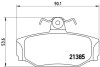 Гальмівні колодки, дискове гальмо (набір) BREMBO P86009 (фото 1)