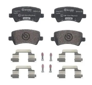 Гальмівні колодки V70 III (135), 04.07 BREMBO P86021X