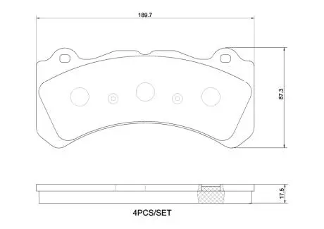 Гальмівні колодки дискові BREMBO P86 034