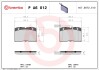 Тормозные колодки, дисковый тормоз.) BREMBO PA6012 (фото 1)