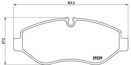 Тормозные колодки, дисковый тормоз.) BREMBO PA6026