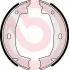 Гальмівні колодки барабані BREMBO S06510 (фото 1)