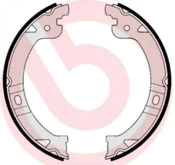 Тормозные колодки ручного тормоза BREMBO S11505