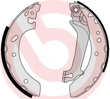 Гальмівні колодки (набір) BREMBO S24526