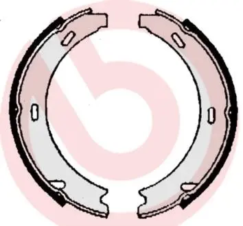 Тормозные колодки ручного тормоза BREMBO S50508
