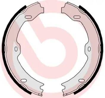 Гальмівні колодки барабані BREMBO S50519