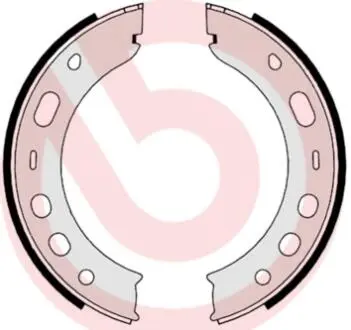 Гальмівні колодки ручного гальма BREMBO S65503