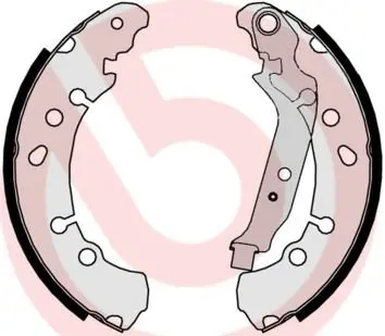 Гальмівні колодки барабані BREMBO S83513