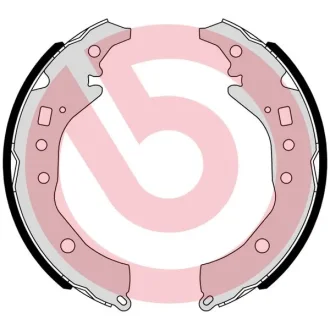 Гальмівна колодка SUBARU TREZIA, TOYOTA COROLLA, VERSO S, YARIS, YARIS/HATCHBACK 1.3-2.0D 10.06- BREMBO S83571