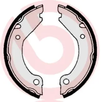 Тормозные колодки ручного тормоза BREMBO S86501