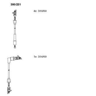 Проволока зажигания, набор BREMI 300231