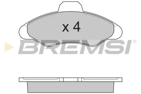 Тормозные колодки перед. Ford Escort/Fiesta 90-02 BREMSI BP2462
