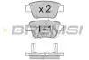 Тормозные колодки зад. Toyota Avensis 00-08 (Bosch) BREMSI BP3112 (фото 1)