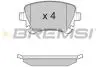 Гальмівні колодки зад Caddy III/Golf V/Audi A4 03- BREMSI BP3130 (фото 1)