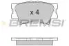 Гальмівні колодки зад. Toyota RAV4 06- (akebono) BREMSI BP3252 (фото 1)