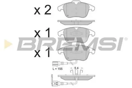 Автозапчасть BREMSI BP3394CE