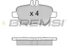 Гальмівні колодки зад. Mercedes Benz C117/W176/W246 BREMSI BP3469 (фото 1)