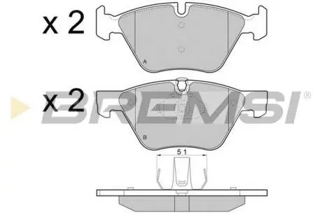 Автозапчасть BREMSI BP3488CE